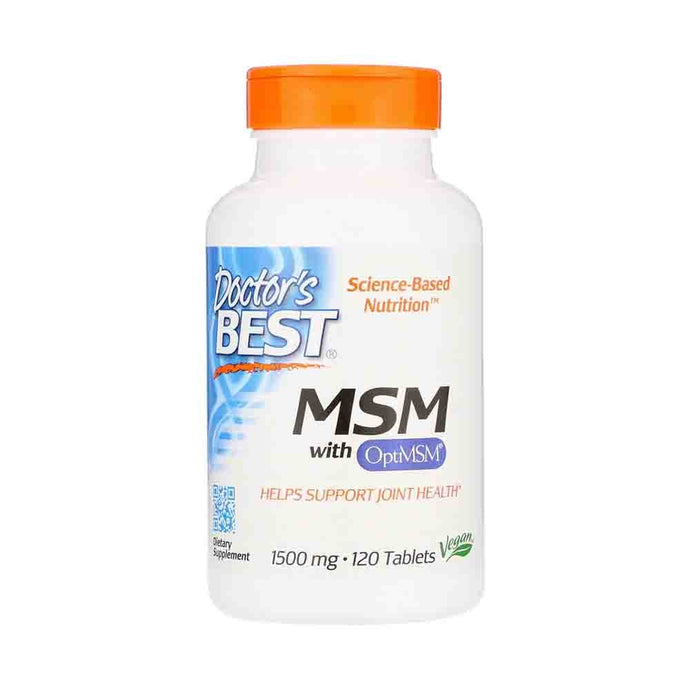 MSM with OptiMSM, 1500mg, Doctor's Best, 120 tablete