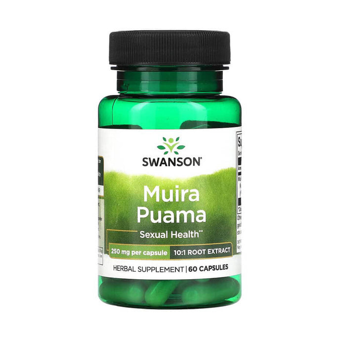 Muira Puama Extract, 250 mg, Swanson, 60 capsule SWH080