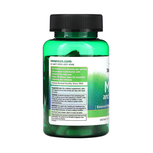 Multi and Mineral Complex, Swanson, 100 capsule SW256