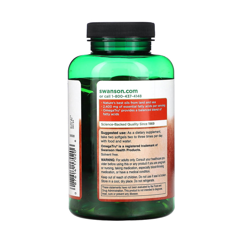 Încărcați imaginea în vizualizatorul Galerie, Multi Omega 3-6-9, 1200 mg, Swanson, 120 softgels SWE020
