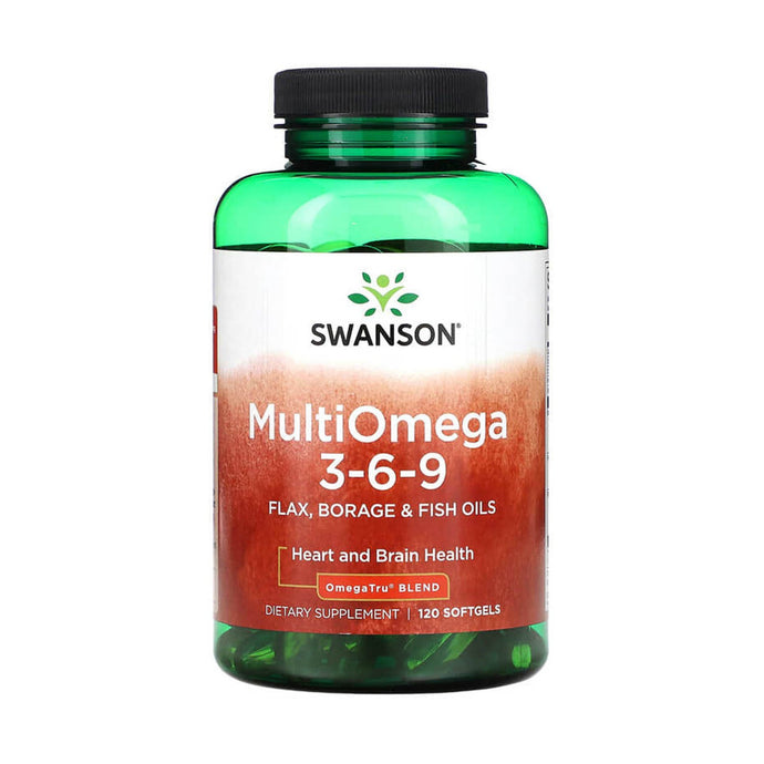 Multi Omega 3-6-9, 1200 mg, Swanson, 120 softgels SWE020