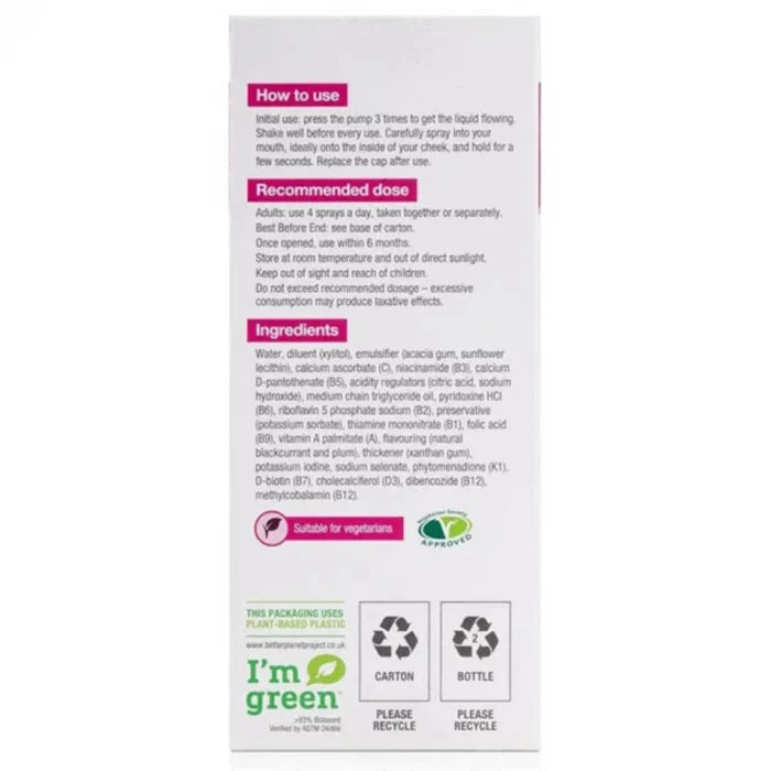 MultiVit Oral Spray Multivitamin, BetterYou, 25 ml