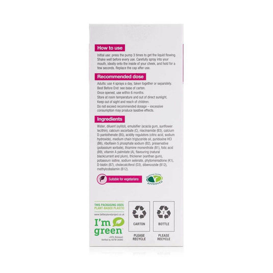 MultiVit Oral Spray Multivitamin, BetterYou, 25 ml