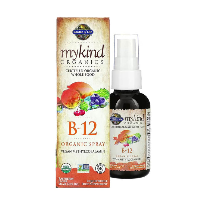 MyKind Organics, B-12 Organic Spray, Garden of Life, 58 ml