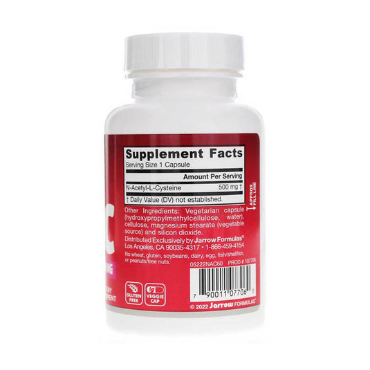 N-A-C (N-Acetyl Cysteine), 500 mg, Jarrow Formulas, 60 capsule