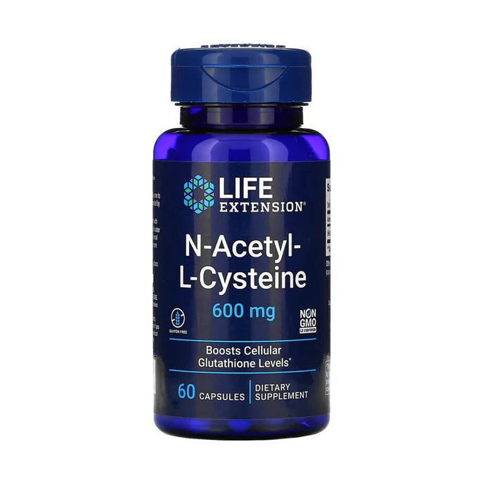 N-Acetyl L-Cysteine (NAC), 600 mg, Life Extension, 60 capsule