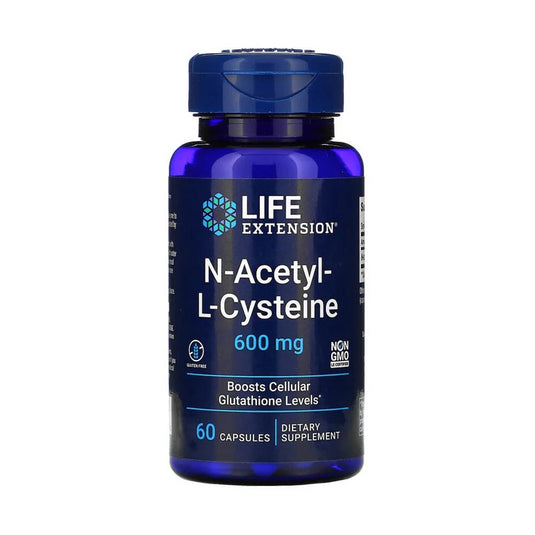 N-Acetyl L-Cysteine (NAC), 600 mg, Life Extension, 60 capsule