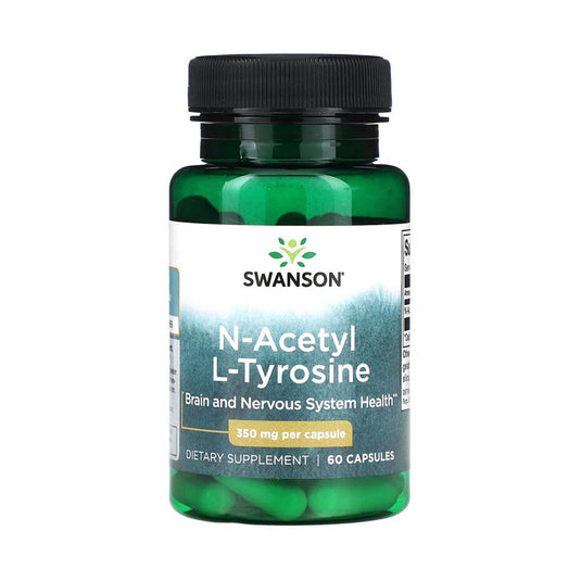 N-Acetyl L-Tyrosine (Tirozina), 350mg, Swanson, 60 capsule SW1408