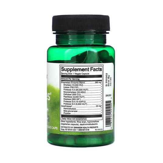 N-Zimes Digestive Enzyme, Swanson, 90 capsule SWU502