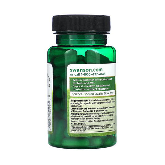 N-Zimes Digestive Enzyme, Swanson, 90 capsule SWU502