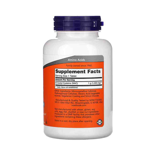 NAC, N-Acetyl Cysteine 1000mg, Now Foods, 120 tablete