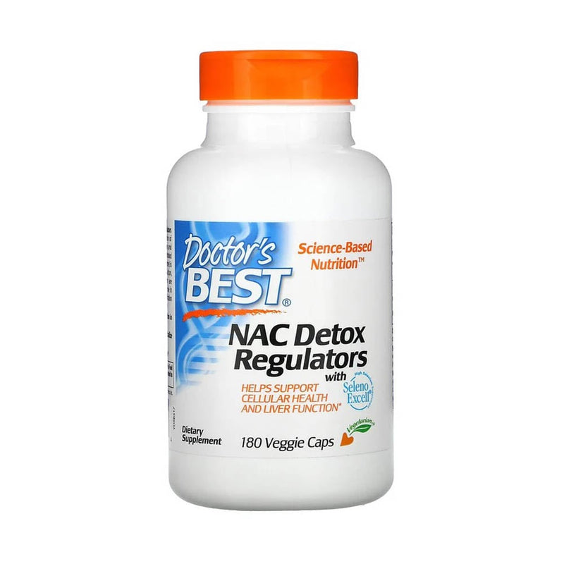 Încărcați imaginea în vizualizatorul Galerie, NAC N-Acetyl L-Cysteine 600 mg, Selenium, Molybdenum, Doctor&#39;s Best, 60 capsule
