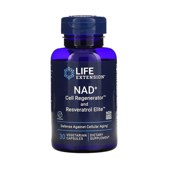 NAD+ Cell Regenerator and Resveratrol Elite, Life Extension, 30 capsule