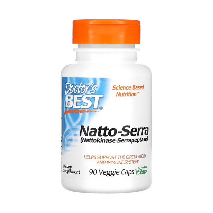 Natto-Serra (Nattokinaza - Serrapeptaza), Doctor's Best, 90 capsule