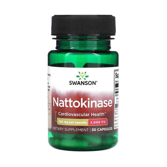 Nattokinase 2000 FU, 100 mg, Swanson, 30 capsule SWU419