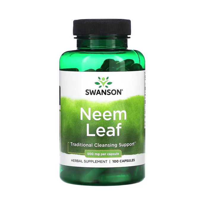 Neem Leaf, (Antibiotic si Antifungic), 500 mg, Swanson, 100 capsule SW1035