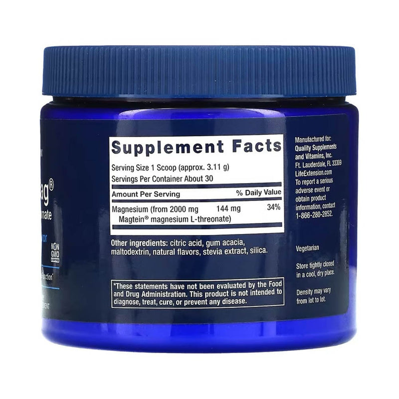Încărcați imaginea în vizualizatorul Galerie, Neuro-Mag, Magnesium L-Threonate, Life Extension, 93g
