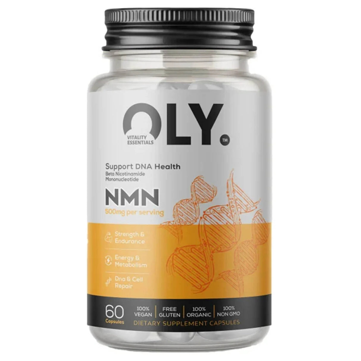NMN (NAD+ Energie Celulară & Longevitate), 500 mg, Oly, 60 capsule