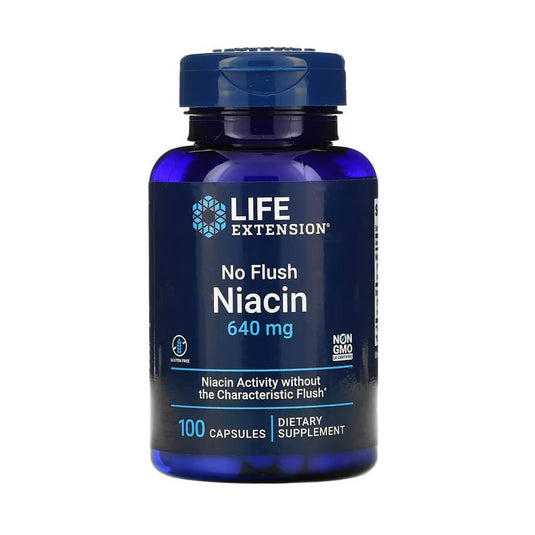 No Flush Niacin, 640 mg, Life Extension, 100 capsule
