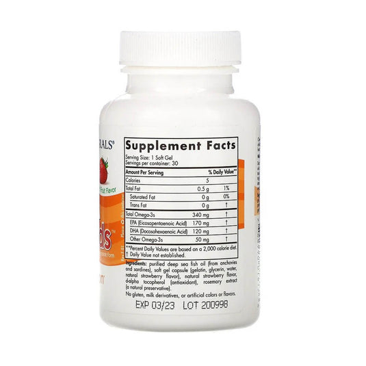 Daily Omega Kids, 500 mg, Nordic Naturals, 30 Soft Gels
