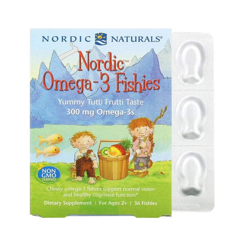 Încărcați imaginea în vizualizatorul Galerie, Nordic Omega-3 Fishies, Copii, 300mg, Nordic Naturals, 36 jeleuri
