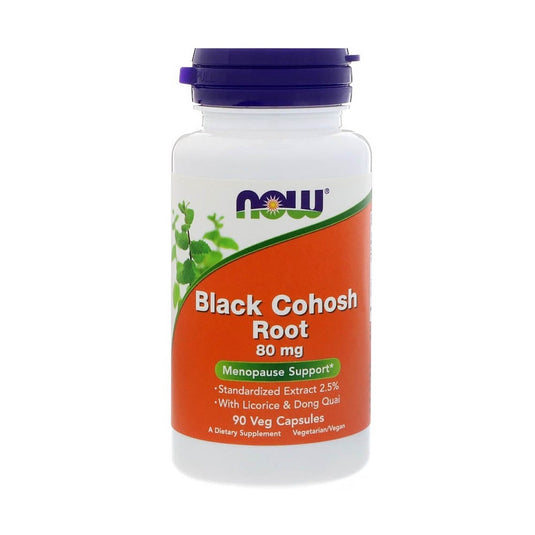 Black Cohosh Root, (Cohoş Negru) 80 mg, Now Foods, 90 capsule