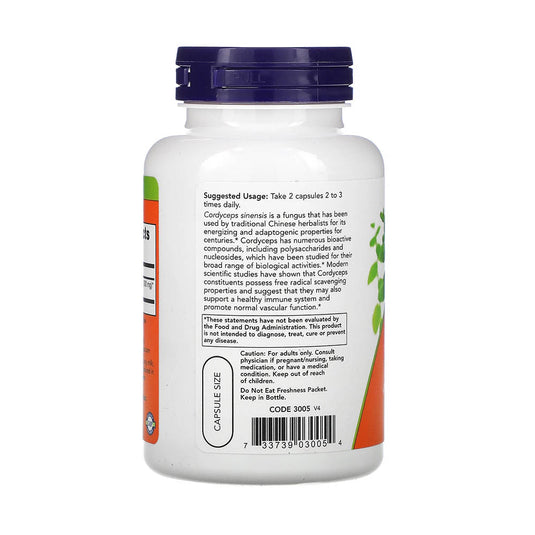 Cordyceps, 750mg, Now Foods, 90 capsule