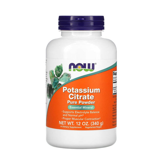 Potassium Citrate Pure Powder, Now Foods, 340g