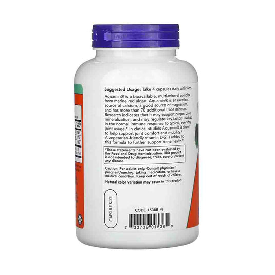 Red Mineral Algae Aquamin (Alge Minerale Rosii), Now Foods, 180 capsule