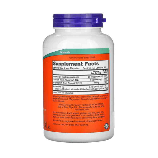 Red Mineral Algae Aquamin (Alge Minerale Rosii), Now Foods, 180 capsule