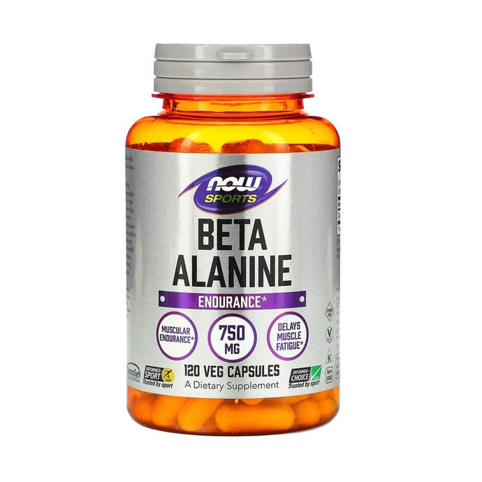 Beta-Alanine, Endurance, 750 mg, Now Foods, 120 capsule