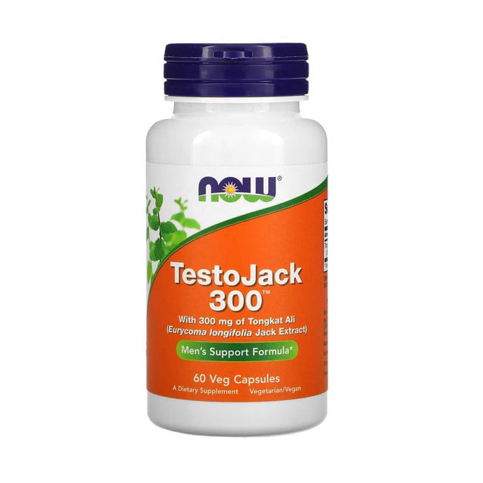 TestoJack 300 (Tongkat Ali), Now Foods, 60 capsule