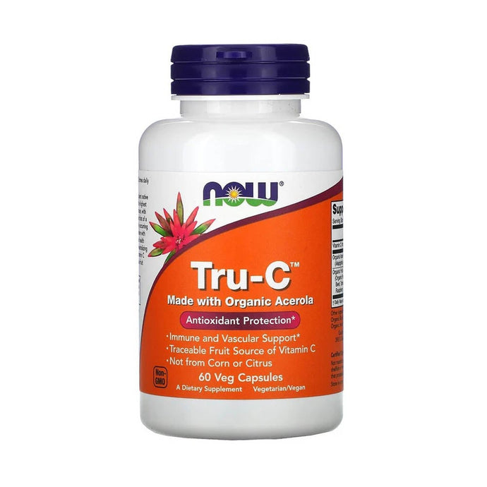 Tru-C with Acerola Organica, Now Foods, 60 capsule