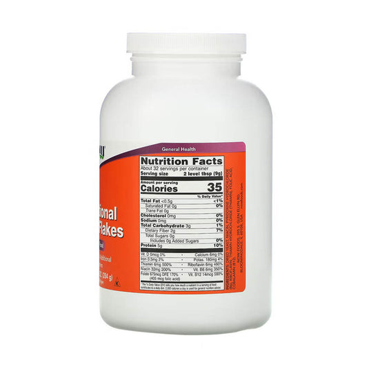 Nutritional Yeast Flakes (Fulgi Drojdie Inactiva), Now Foods, 284g
