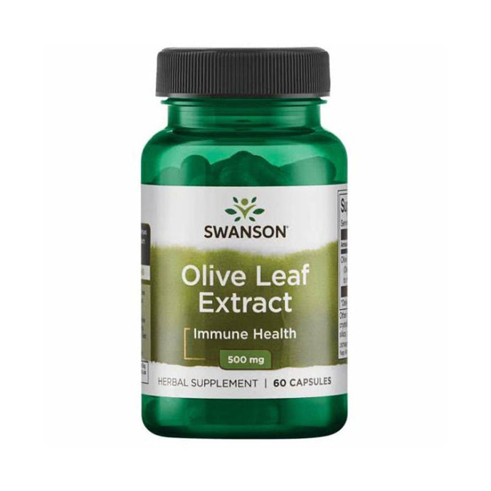 Olive Leaf Extract, 500 mg, Swanson, 60 capsule SWH158