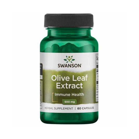 Olive Leaf Extract, 500 mg, Swanson, 60 capsule SWH158