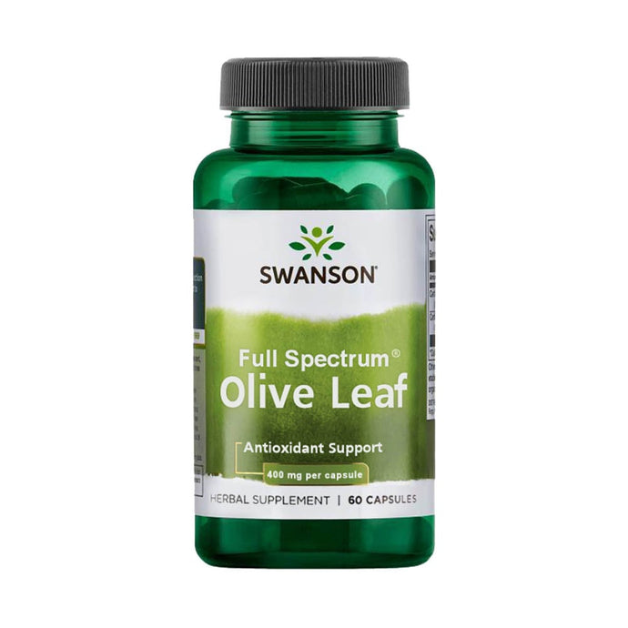 Olive Leaf (Frunza de Maslin), 400 mg, Swanson, 60 capsule SW1280