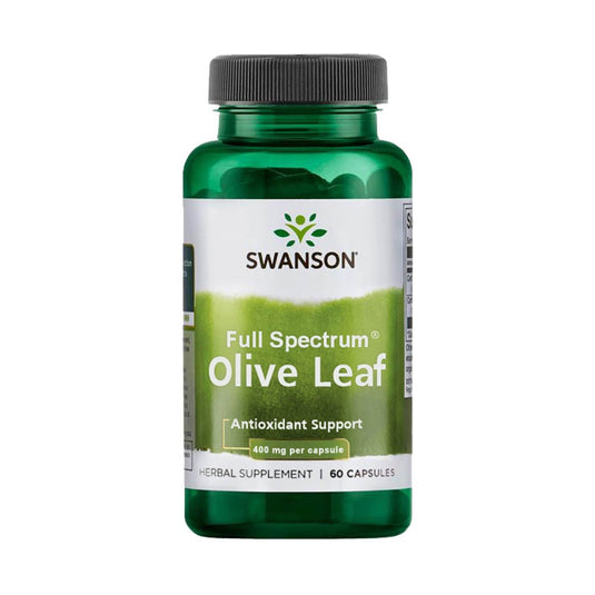 Olive Leaf (Frunza de Maslin), 400 mg, Swanson, 60 capsule SW1280