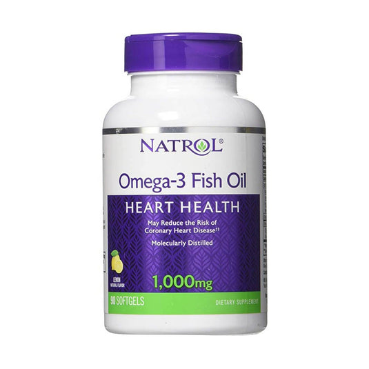 Omega-3 Fish Oil, 1000 mg, Natrol, 90 softgels