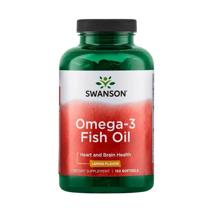 Omega-3 Fish Oil, 1000 mg, Swanson, 150 softgels SW1253