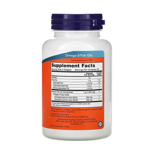 Omega-3 Mini Gels, Now Foods, 180 Softgels