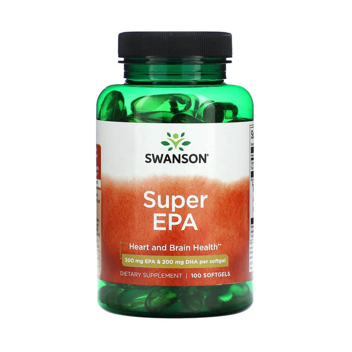 Omega 3 Super EPA 300 mg & DHA 200 mg, Swanson, 100 Softgels SWE098