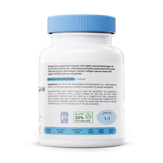 Omega-3 VEGAN, 250 mg DHA, Osavi, 60 softgels
