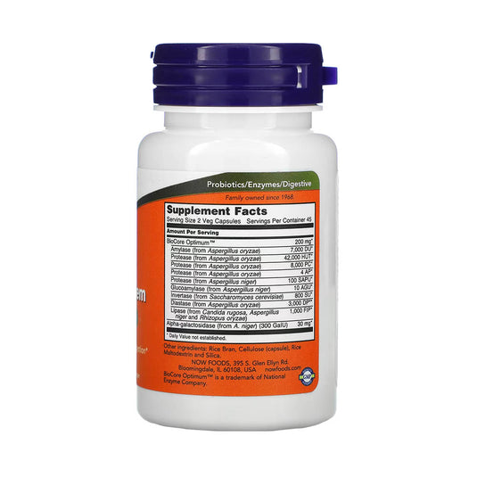 Optimal Digestive System (Enzime Vegetariene), Now Foods, 90 capsule