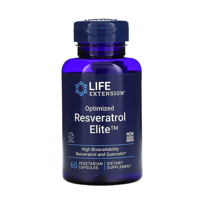 Optimized Resveratrol Elite, Bio-Quercetin, Life Extension, 60 capsule