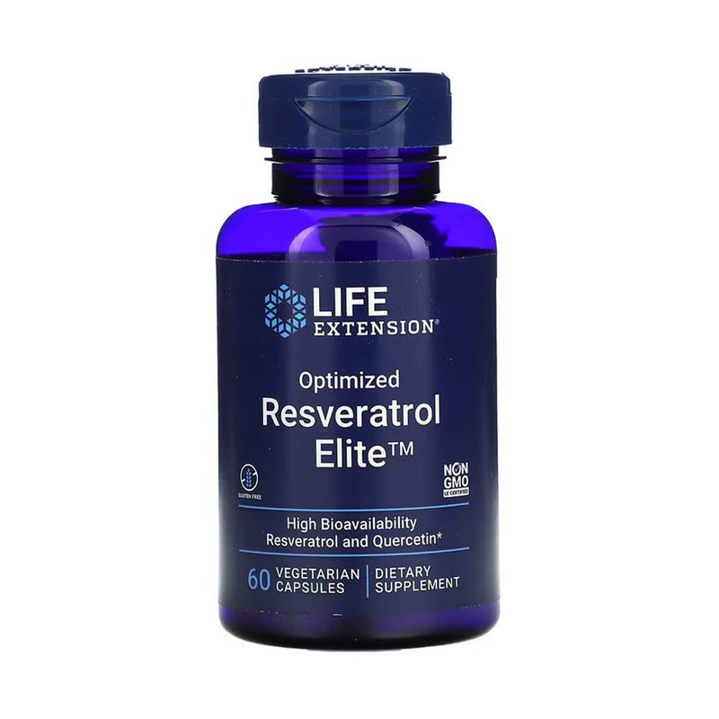 Încărcați imaginea în vizualizatorul Galerie, Optimized Resveratrol Elite, Bio-Quercetin, Life Extension, 60 capsule
