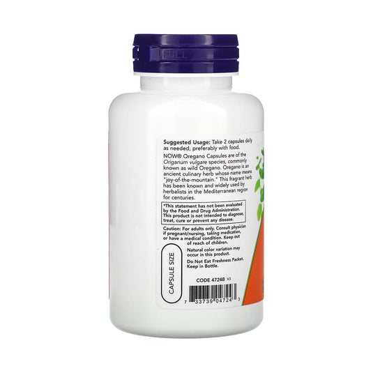 Oregano, 450 mg, Now Foods, 100 capsule