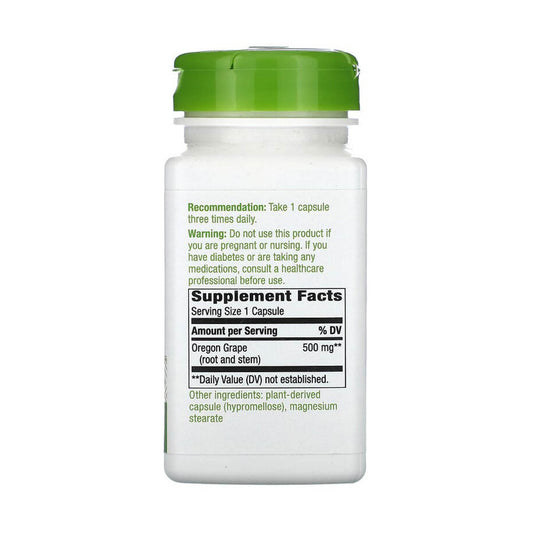 Oregon Grape (Strugure de Oregon), 500 mg, Nature's Way, 90 capsule