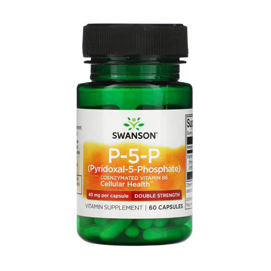 P-5-P Pyridoxal-5-Phosphate, 20 mg, Swanson, 60 capsule SW1709