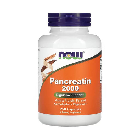 Pancreatin, 10X (Enzime) 2000 mg, Now Foods, 100 capsule